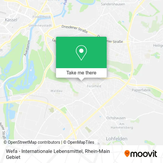 Карта Wefa - Internationale Lebensmittel