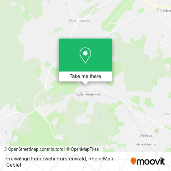 Карта Freiwillige Feuerwehr Fürstenwald