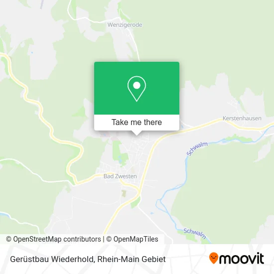 Карта Gerüstbau Wiederhold