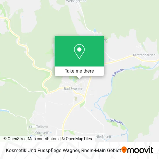 Карта Kosmetik Und Fusspflege Wagner