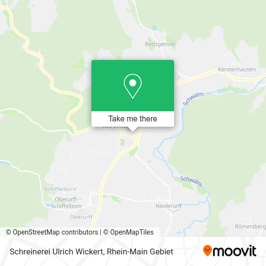 Карта Schreinerei Ulrich Wickert