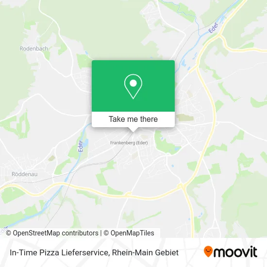 Карта In-Time Pizza Lieferservice