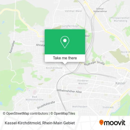 Карта Kassel-Kirchditmold