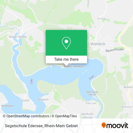 Карта Segelschule Edersee