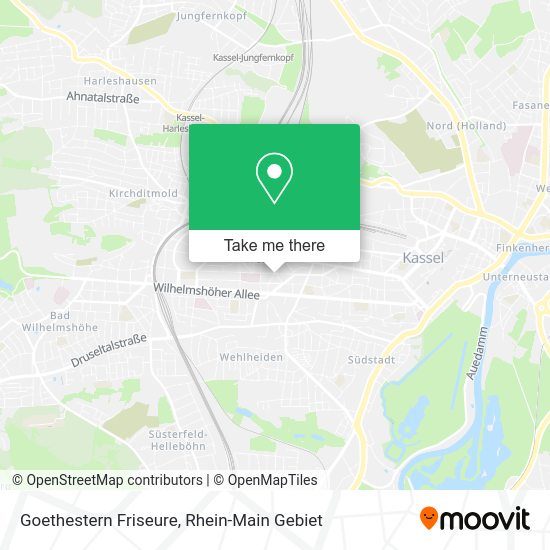 Карта Goethestern Friseure