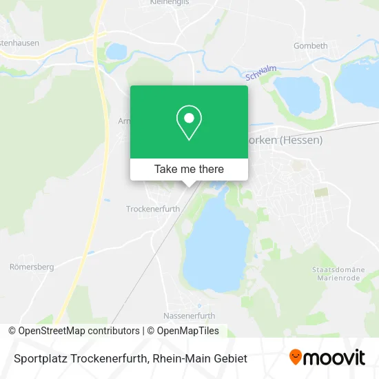 Карта Sportplatz Trockenerfurth
