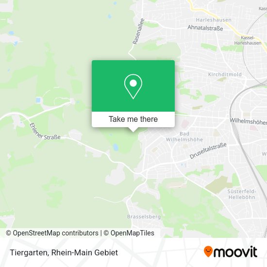 Карта Tiergarten