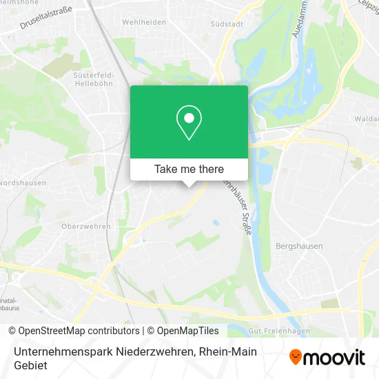 Карта Unternehmenspark Niederzwehren