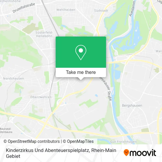 Карта Kinderzirkus Und Abenteuerspielplatz