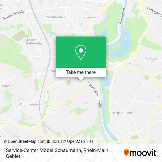 Карта Service-Center Möbel Schaumann