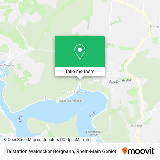 Карта Talstation Waldecker Bergbahn