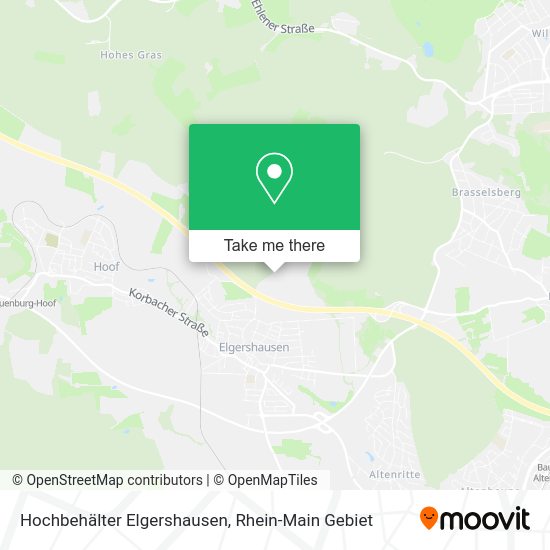 Карта Hochbehälter Elgershausen