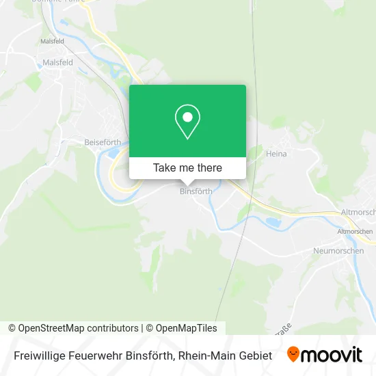 Карта Freiwillige Feuerwehr Binsförth
