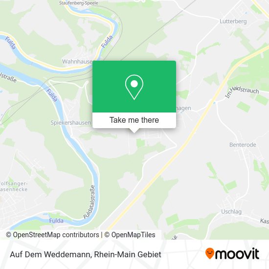 Карта Auf Dem Weddemann