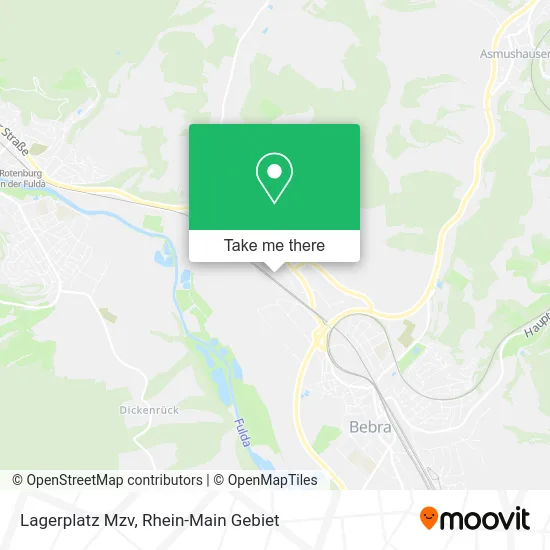 Карта Lagerplatz Mzv