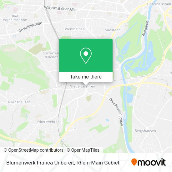 Карта Blumenwerk Franca Unbereit