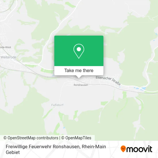 Карта Freiwillige Feuerwehr Ronshausen