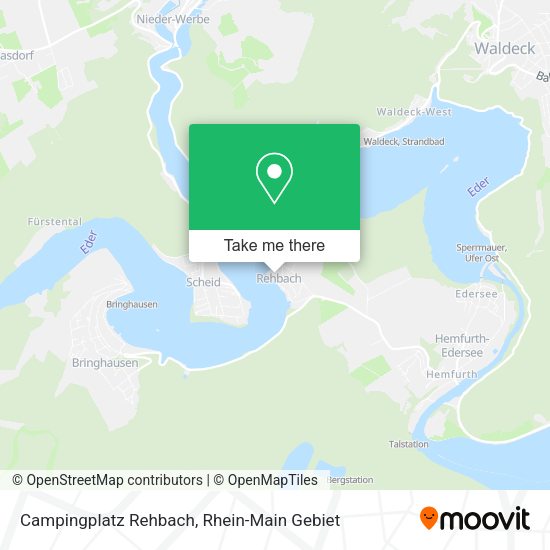 Карта Campingplatz Rehbach