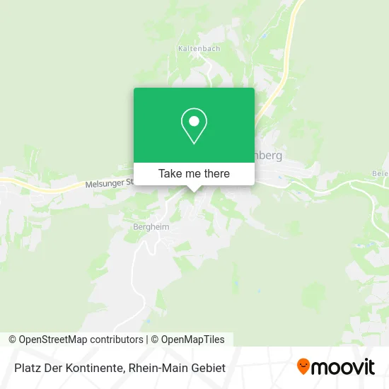 Карта Platz Der Kontinente