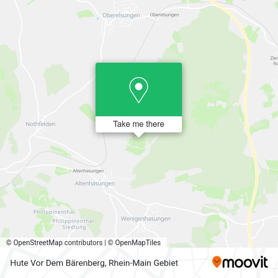 Карта Hute Vor Dem Bärenberg