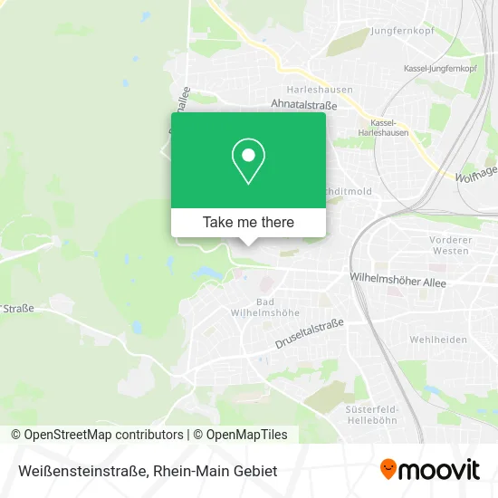 Карта Weißensteinstraße