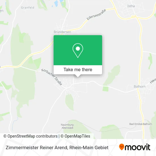 Карта Zimmermeister Reiner Arend