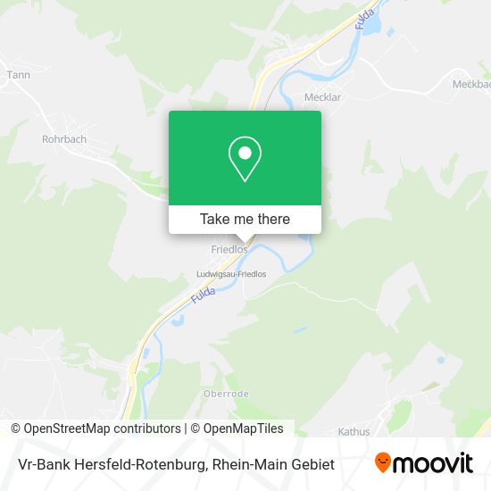Карта Vr-Bank Hersfeld-Rotenburg