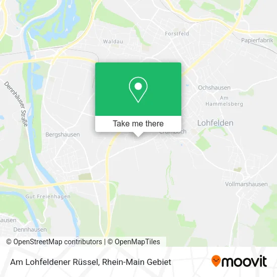 Карта Am Lohfeldener Rüssel