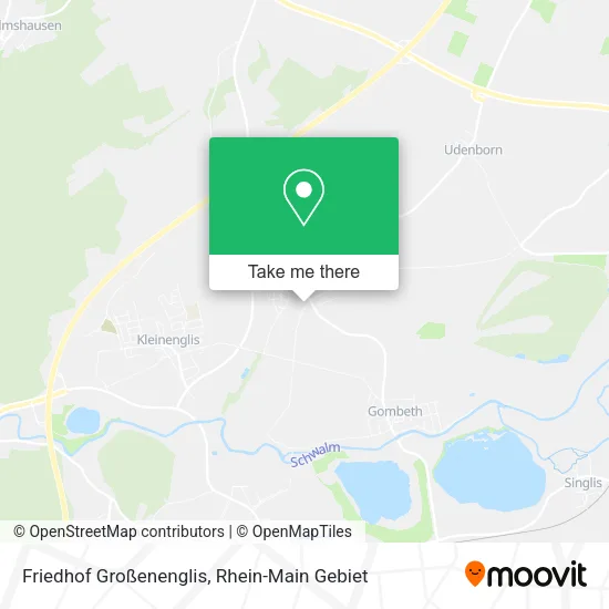 Friedhof Großenenglis map