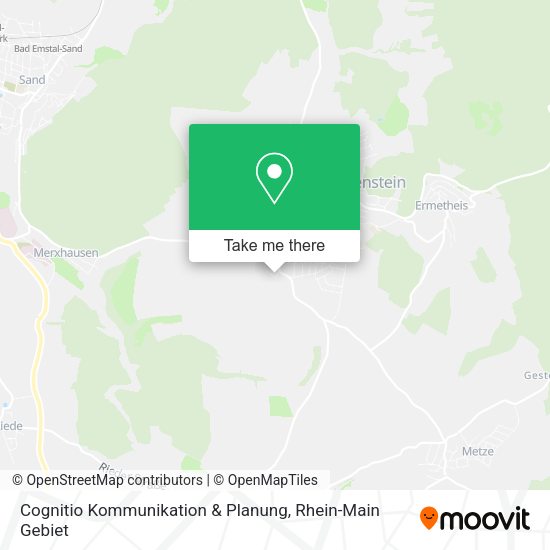 Карта Cognitio Kommunikation & Planung