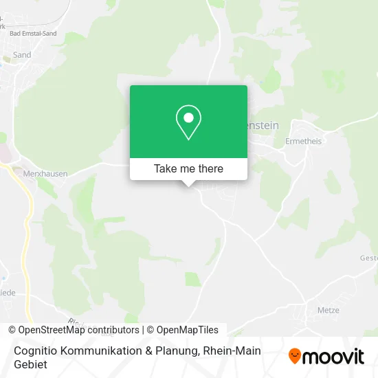 Карта Cognitio Kommunikation & Planung