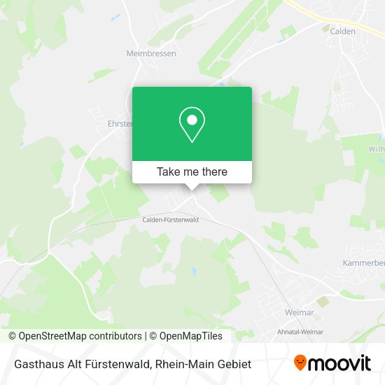 Карта Gasthaus Alt Fürstenwald