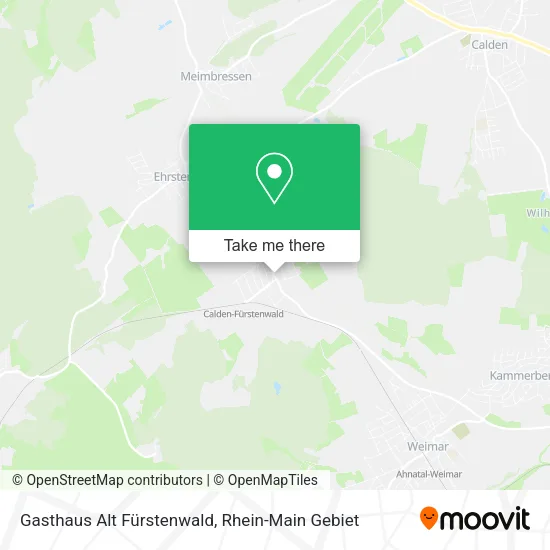 Карта Gasthaus Alt Fürstenwald