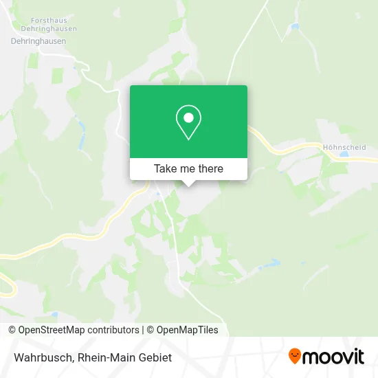 Wahrbusch map