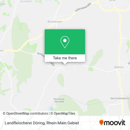 Карта Landfleischerei Döring