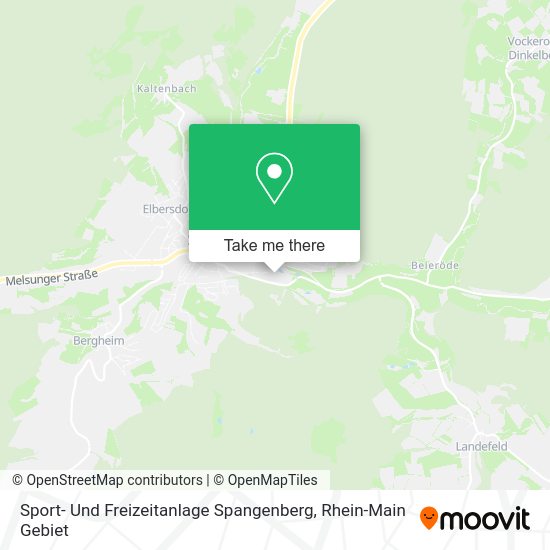 Карта Sport- Und Freizeitanlage Spangenberg