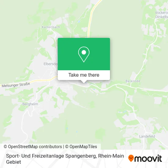 Карта Sport- Und Freizeitanlage Spangenberg