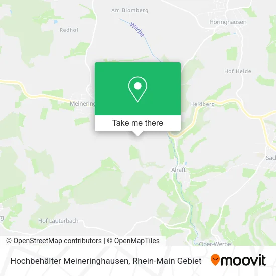 Карта Hochbehälter Meineringhausen
