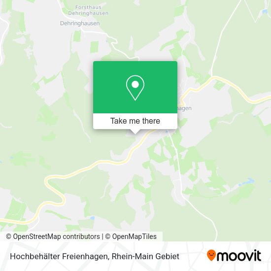 Карта Hochbehälter Freienhagen