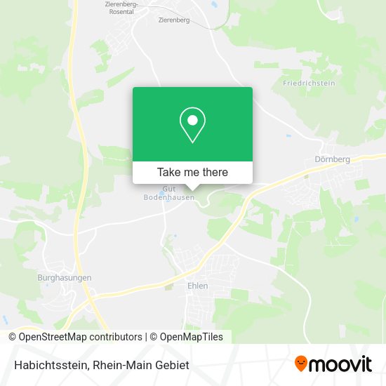 Карта Habichtsstein