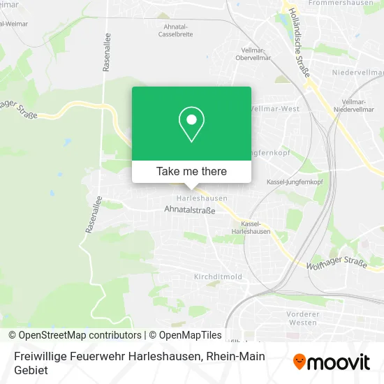 Карта Freiwillige Feuerwehr Harleshausen