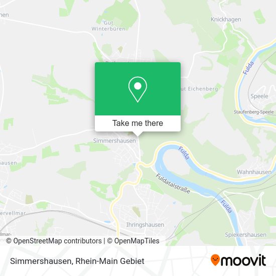 Карта Simmershausen