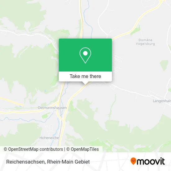Карта Reichensachsen