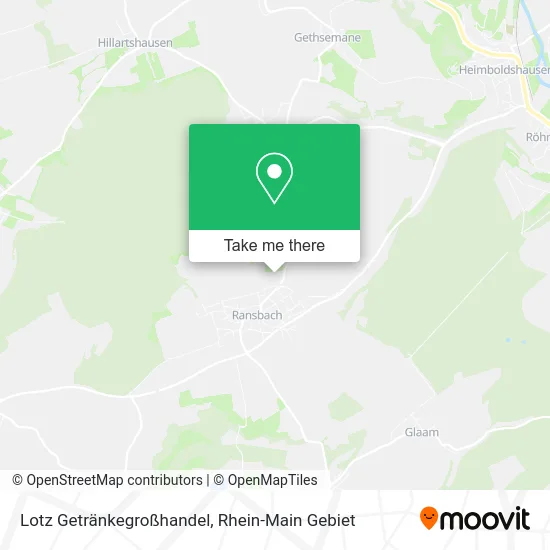 Карта Lotz Getränkegroßhandel