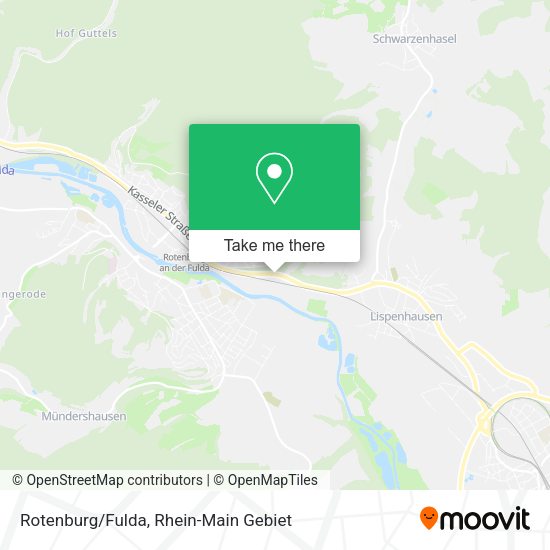 Карта Rotenburg/Fulda