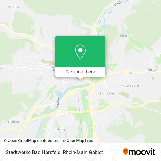 Карта Stadtwerke Bad Hersfeld