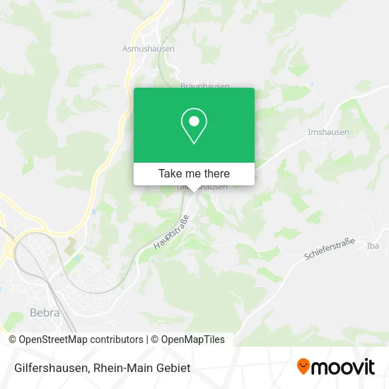 Карта Gilfershausen
