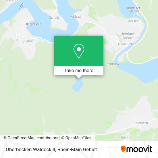 Карта Oberbecken Waldeck II