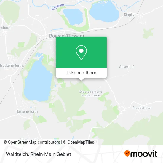 Карта Waldteich