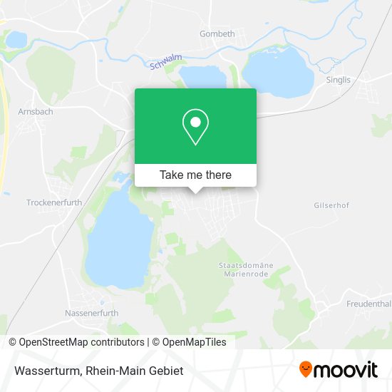 Wasserturm map